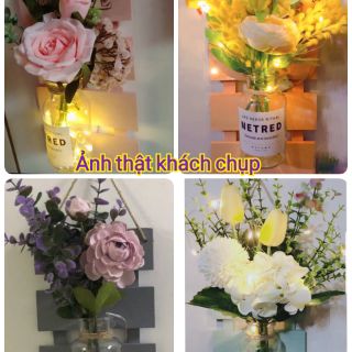 Set hoa LỤA hàng đẹp