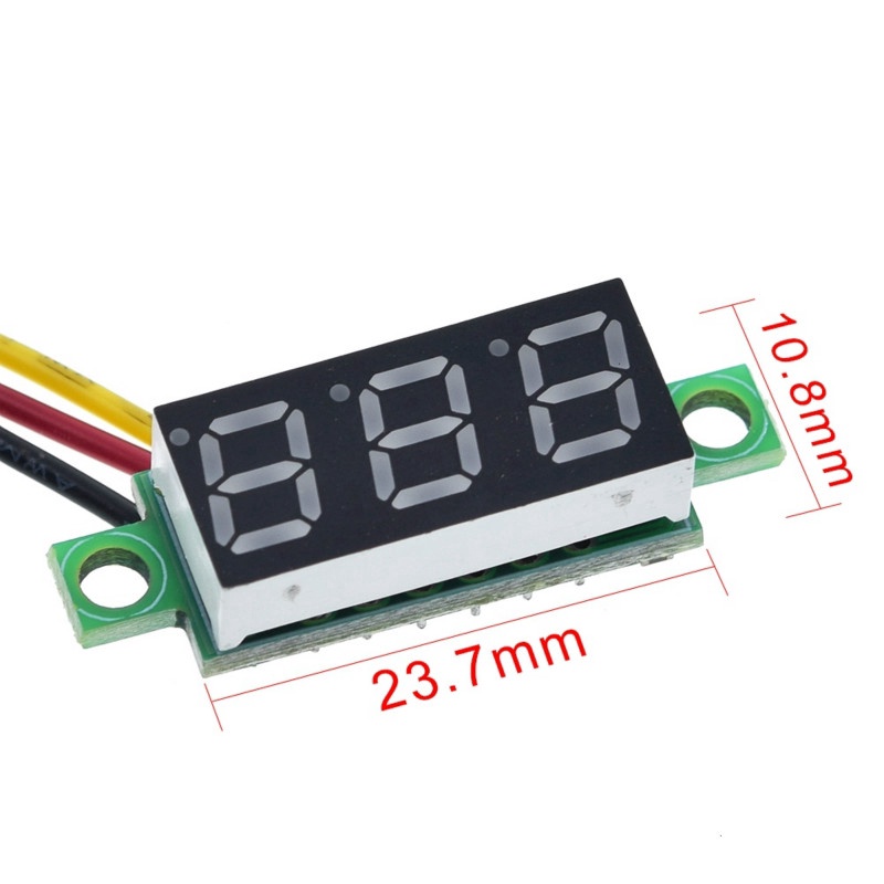 Vôn Kế Kỹ Thuật Số 3 Dây 0.28 Inch DC 0-100V Chất Lượng Cao