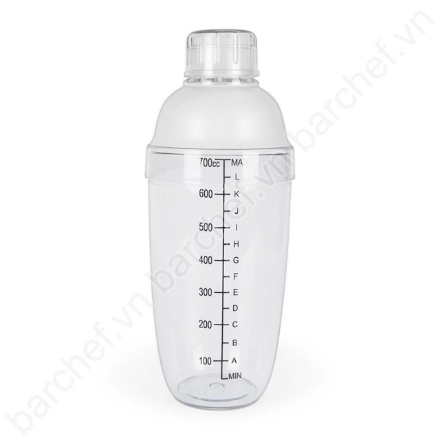 Bình Lắc Nhựa Vạch Đen 500ml 700ml