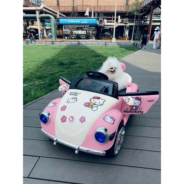 Xe Ô Tô  Điện Trẻ Em Hello kitty