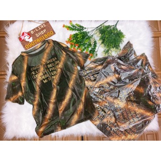 Set lưới bling bling nhũ màu