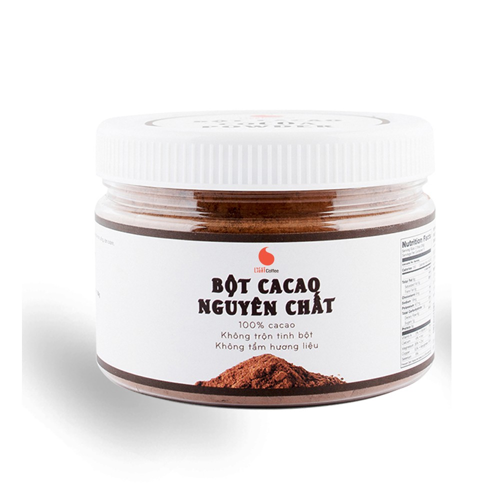 [Mã BMBAU50 giảm 7% đơn 99K] Bột Cacao nguyên chất không đường - Hũ 150g từ nhà sản xuất Light Coffee