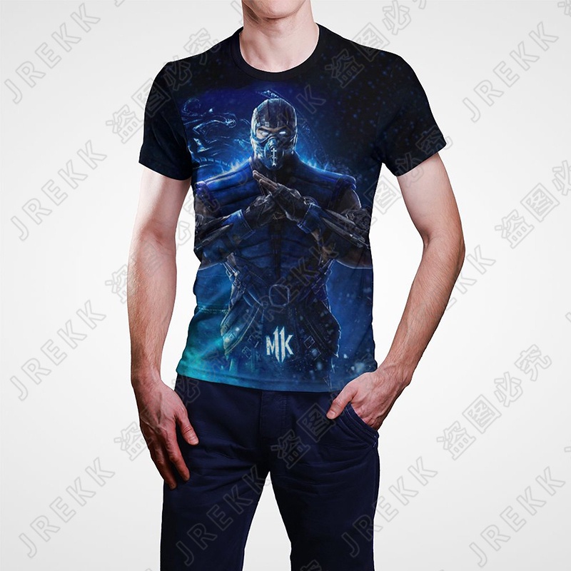 Áo Thun Tay Ngắn In Họa Tiết game mortal kombat Hoạt Hình 3d Thời Trang Mùa Hè 2023 Cho Nam Và Nữ