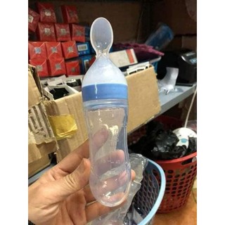 Bình Thìa Ăn Dặm, Uống Sữa Silicon Cho Bé