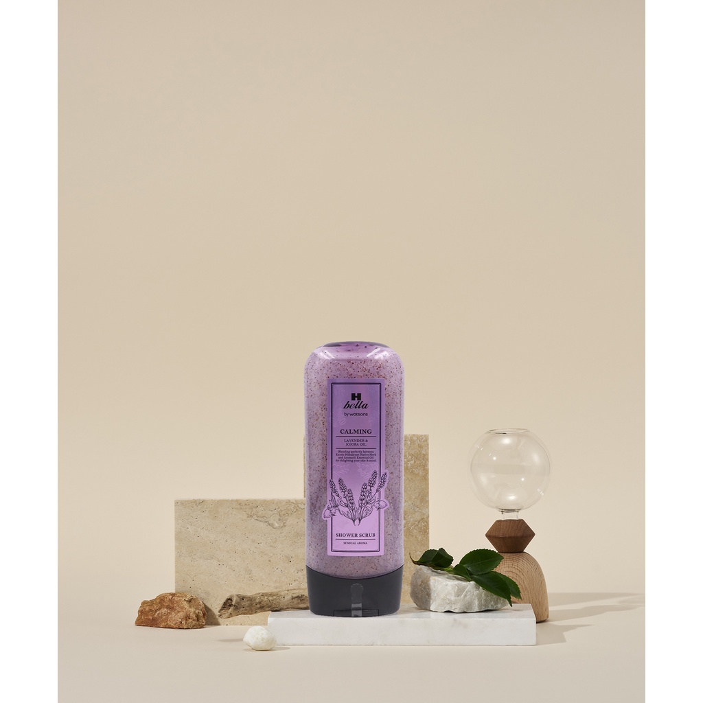 Sữa Tắm Tẩy Tế Bào H Bella By Watsons Calming Từ Tinh Dầu Oải Hương &amp; Jojoba 290g
