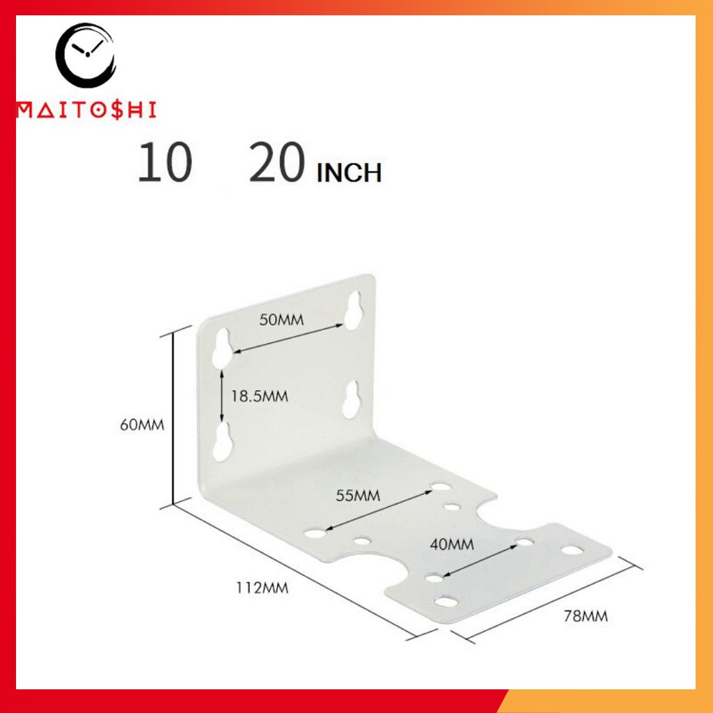 Giá Treo Cốc Lọc 20 Inch Và 10 Inch Chất Liệu Kim Loại Sơn Tĩnh Điện Chống Gỉ Loại 1