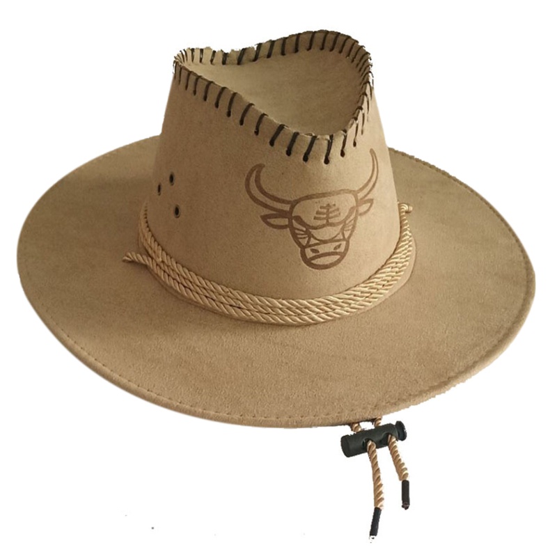 Mũ Cao Bồi Chống Gió Vành Rộng Thời Trang Dành Cho Nam Và Nữ