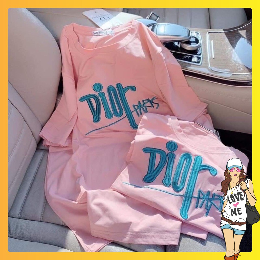 Áo Phông Nữ🎀Áo Thun Dio🎀Cộc tay-dáng rộng-chất liệu cotton thoáng mát-cực xinh-cực kute hàng hottrend Mã ADO01 | BigBuy360 - bigbuy360.vn