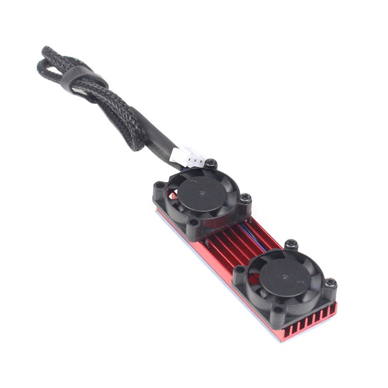 Bộ Quạt Tản Nhiệt M.2 NVMe 2280 PCI-E SSD Kèm 2 Quạt Tản Nhiệt