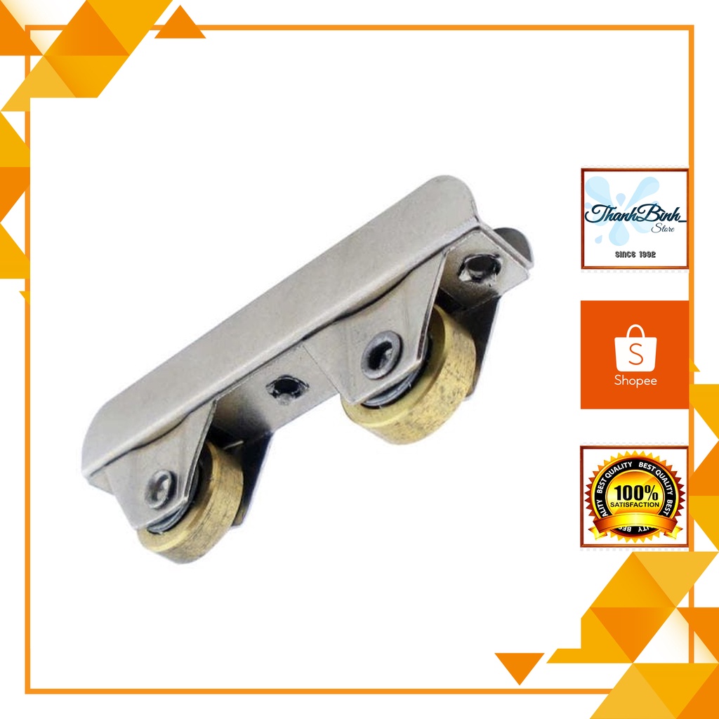 BÁNH XE TỦ KÍNH CỬA LÙA LOẠI ĐƠN/ KÉP