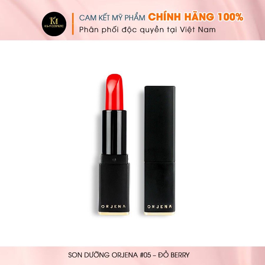 Son Dưỡng ORJENA  Mềm Mịn Chống Khô Môi – ĐỎ BERRY 3.5g - Mã #0005S