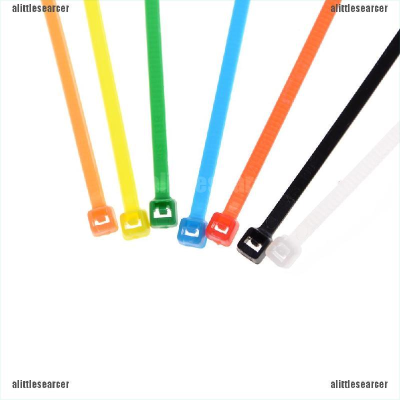 Bộ 100 Dây Rút Nhựa Nylon 3x100mm Nhiều Màu Sắc Tiện Dụng