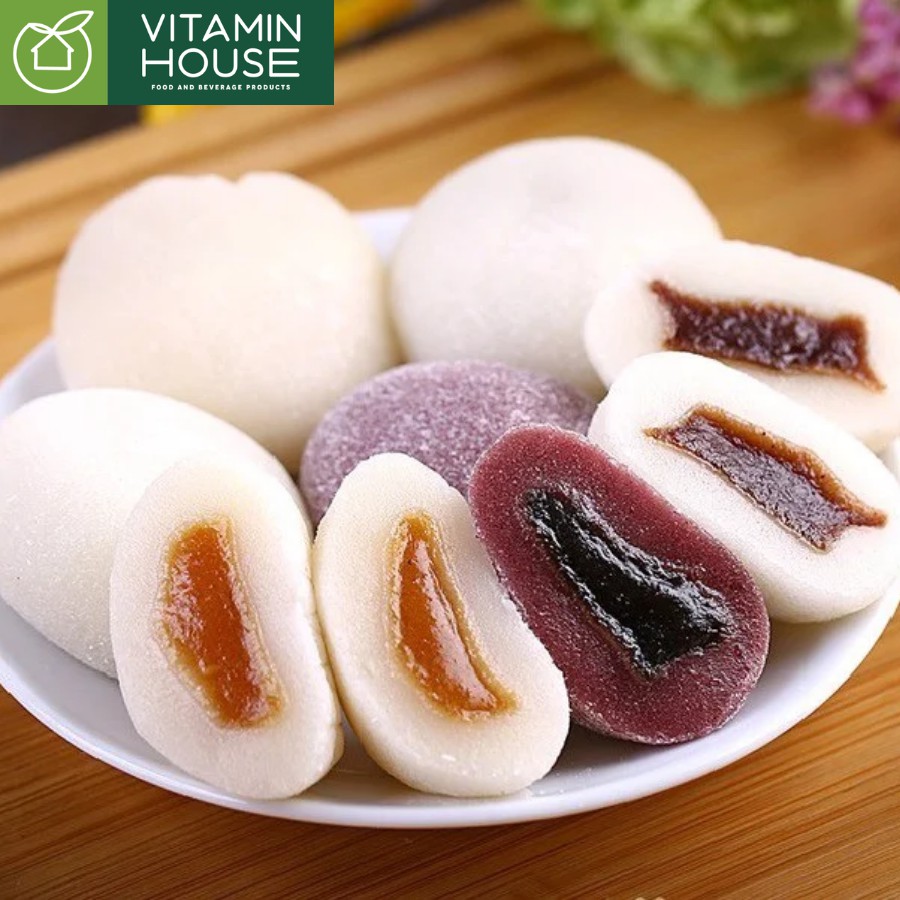 Bánh mochi Qidea vị khoai môn đậu phộng 150g [VITAMIN HOUSE]