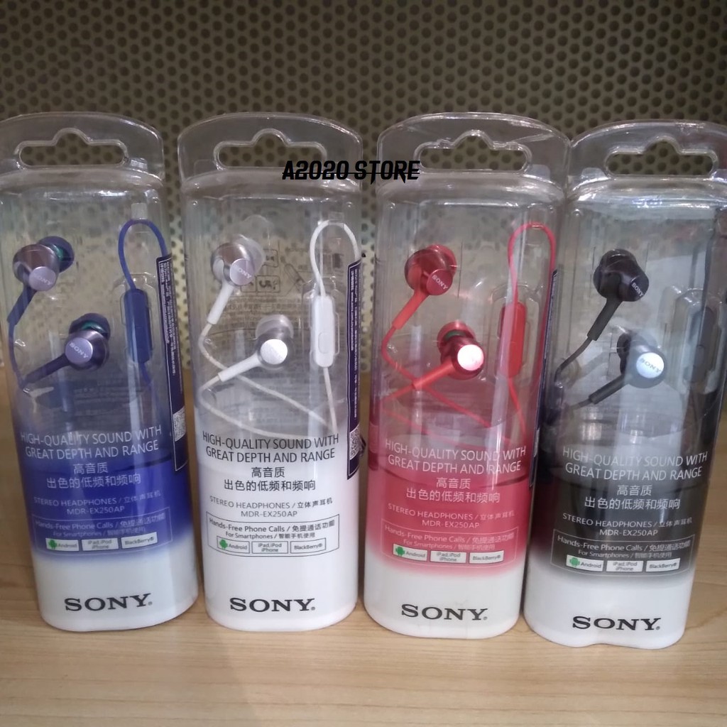 Tai Nghe Sony Mdr Ex250Ap Chất Lượng Cao