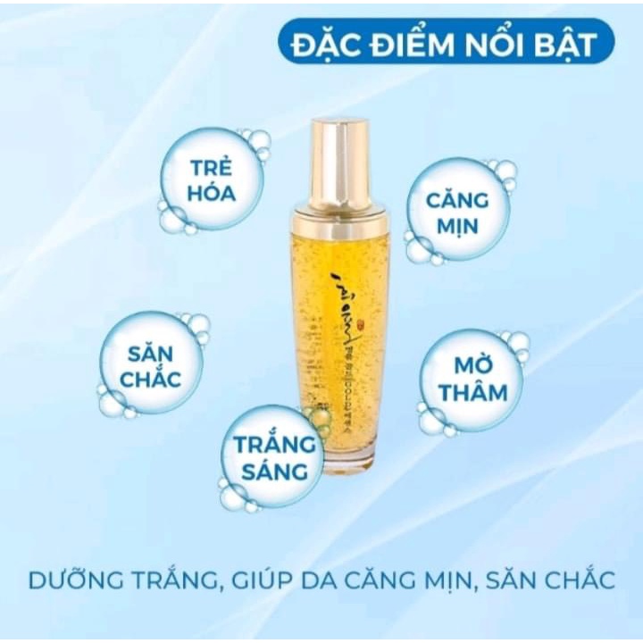 Tinh chất 24K Lebelage Heeyul Premium Gold cho da căng bóng, xoá mờ nếp nhăn chai 130ml - CO185