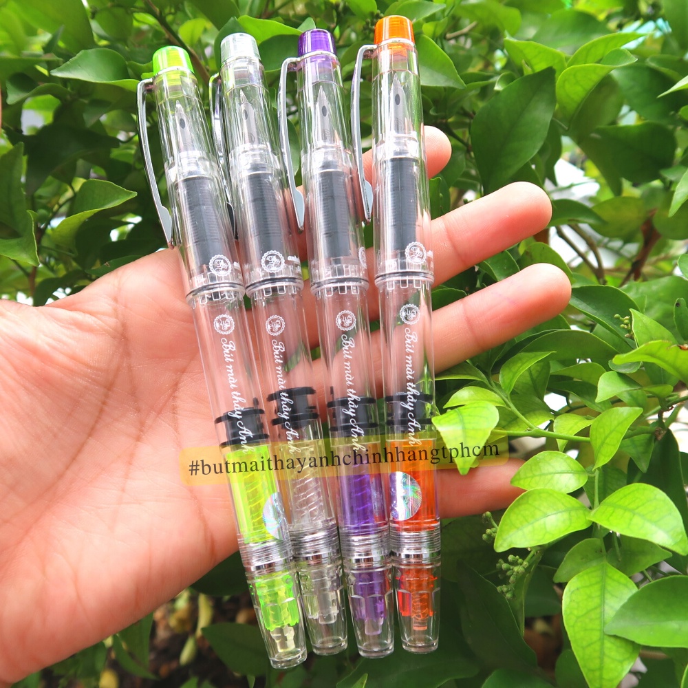 Bút mài thầy Ánh SH069 ngòi lá tre nét nhỏ tự tạo thanh đậm