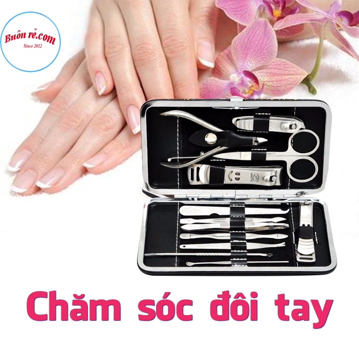 Bộ Kềm Cắt Móng Tay 12 Món Tiện Dụng 00087