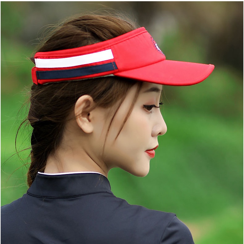Mũ lưỡi trai hở chóp chống tia UV thoải mái năng động dành cho nữ chơi golf