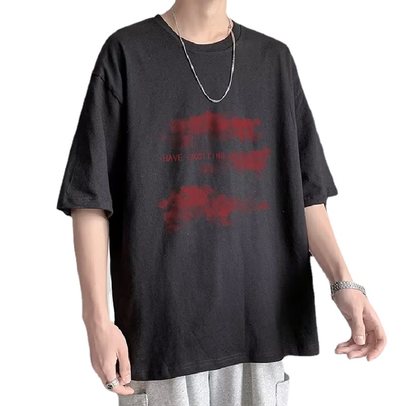 Áo Thun Tay Ngắn Dáng Rộng In Chữ Cỡ Lớn Thoải Mái Thời Trang Mùa Hè Cho Nam Và Nữ M-8XL