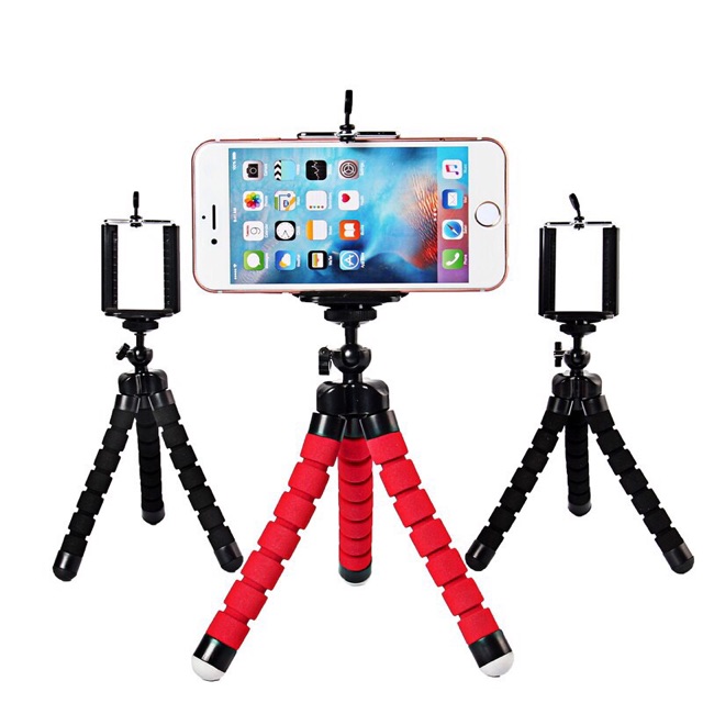 Giá Đỡ Bạch Tuộc Đa Năng (Tripod Mini) tặng kèm kẹp điện thoại