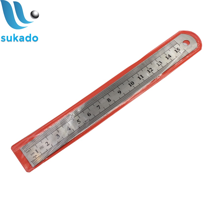 Thước kẻ Sắt 15-20-30cm SUKADO