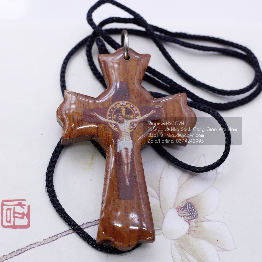 Dây đeo Thánh Giá Chúa Giêsu 6x4cm N30 Quà tặng Công Giáo, GIÁNG SINH, Lễ quan thầy, sinh nhật