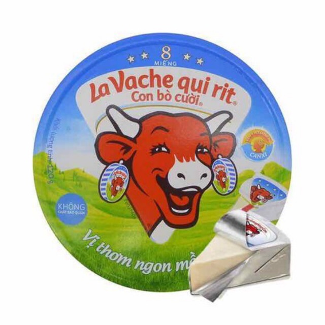 Phô mai con bò cười - Hộp 8 miếng 120g