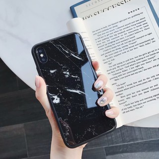 [ FREESHIP TỪ 50K TOÀN QUỐC ] Ốp lưng Iphone vân đá mặt kính