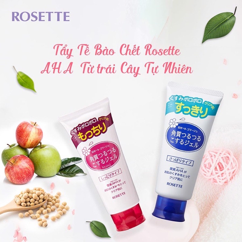 Tẩy Tế Bào Chết Dạng Gel Chiết Xuất Từ Thiên Nhiên Rosette Gommage 120g