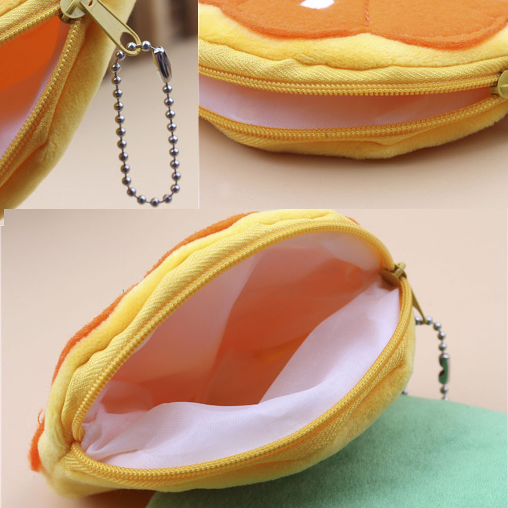 Ví Đựng Tiền Xu Họa Tiết Trái Cây Xinh Xắn Đáng Yêu