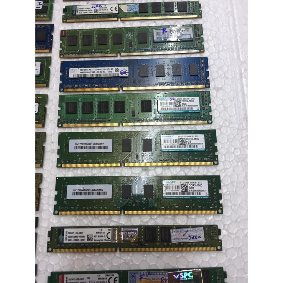 RAM DDR3 2G 4G Buss 1333 Bus 1600 CHO PC VÀ LAPTOP