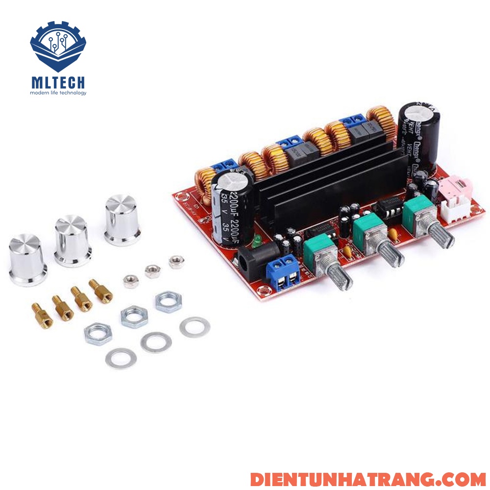 Mạch khuyếch đại âm thanh kỹ thuật số XH-M139 2.1 kênh 12-24V
