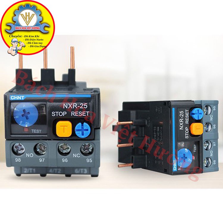 [CHÍNH HÃNG] Rơ le nhiệt Chint, Relay nhiệt, Thermal Overl 2.5A-4A, 4-6A, 5.5-8A, 7-10A, 9-13A, 12-18A, 12-25A