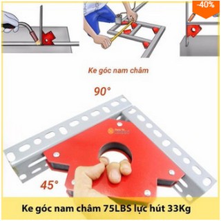Ke góc nam châm 75LBS lực hút 33kg