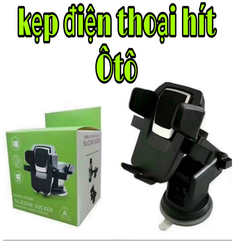 Kẹp điện thoại hít trên ô tô longneck