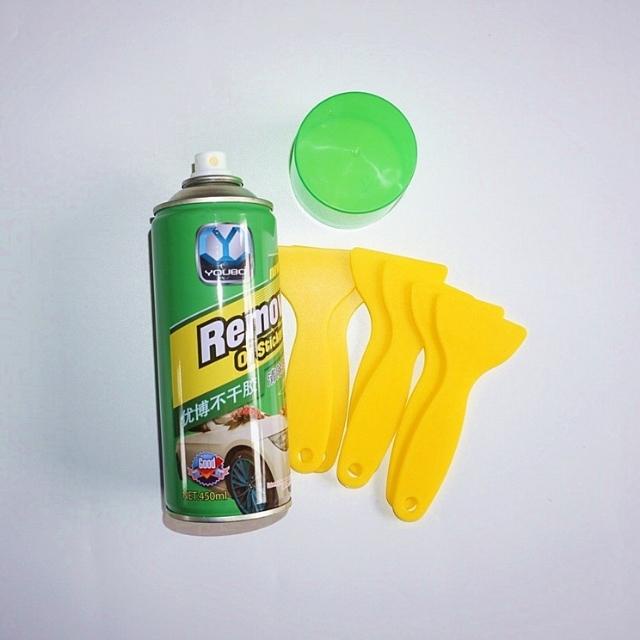 Bình xịt tẩy rửa keo đa năng REMOVE 450ml tẩy bay vết keo lâu ngày, Chai xịt tẩy keo băng dính REMOVE 450ml