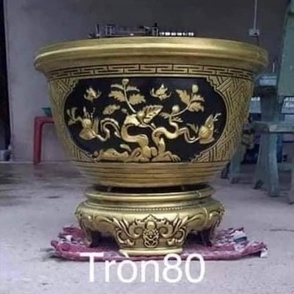Khuôn đúc chậu cảnh tròn 80 và chân đôn