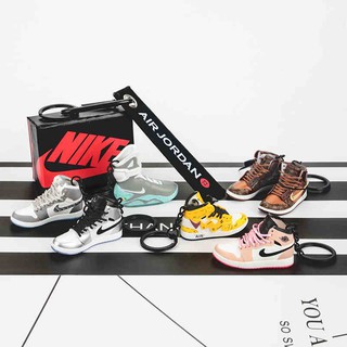 Móc Khóa Giày Jordan -  Móc Khóa Giày Sneaker Mini (Tặng Box)