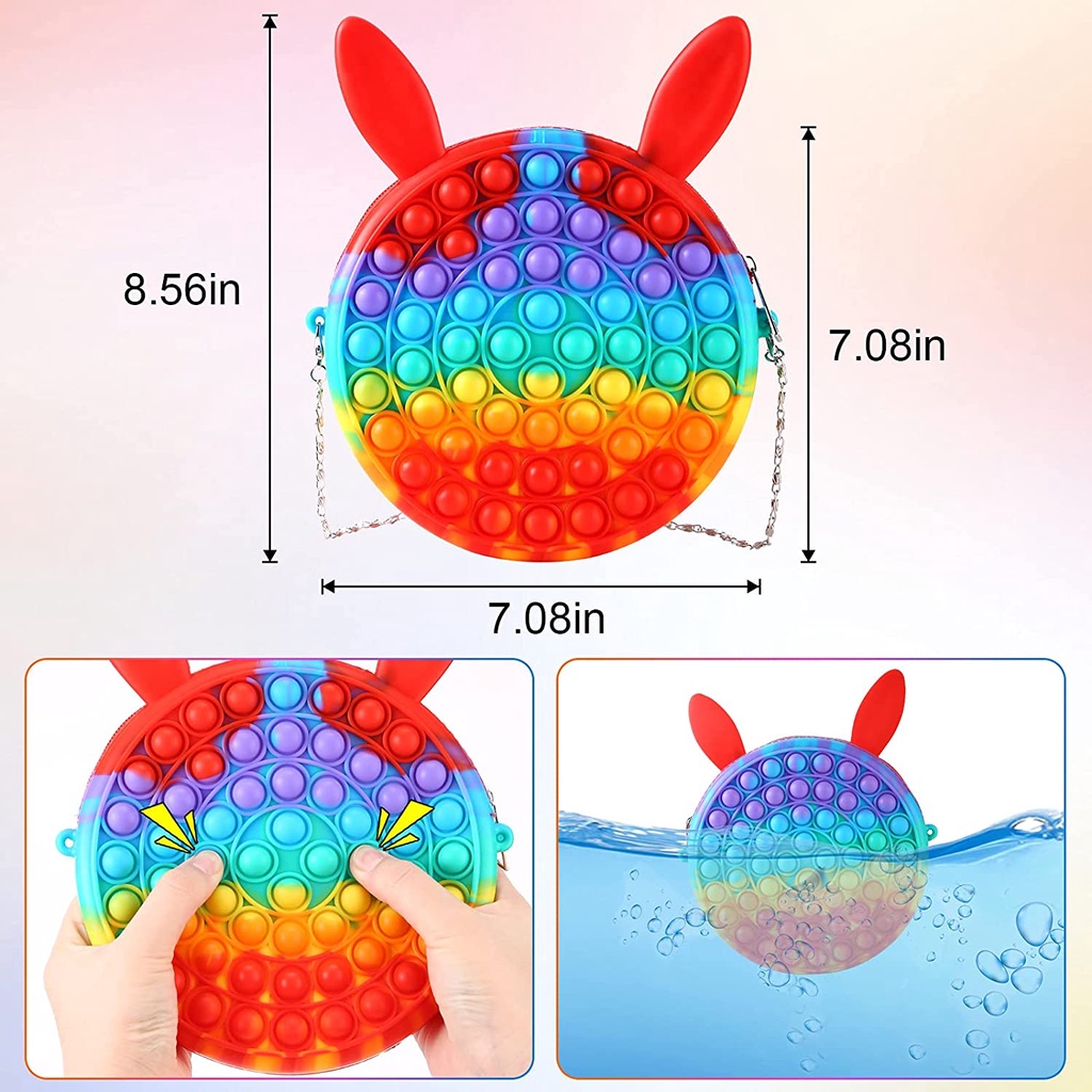POP IT - Túi đeo chéo pop it kết hợp giải trí