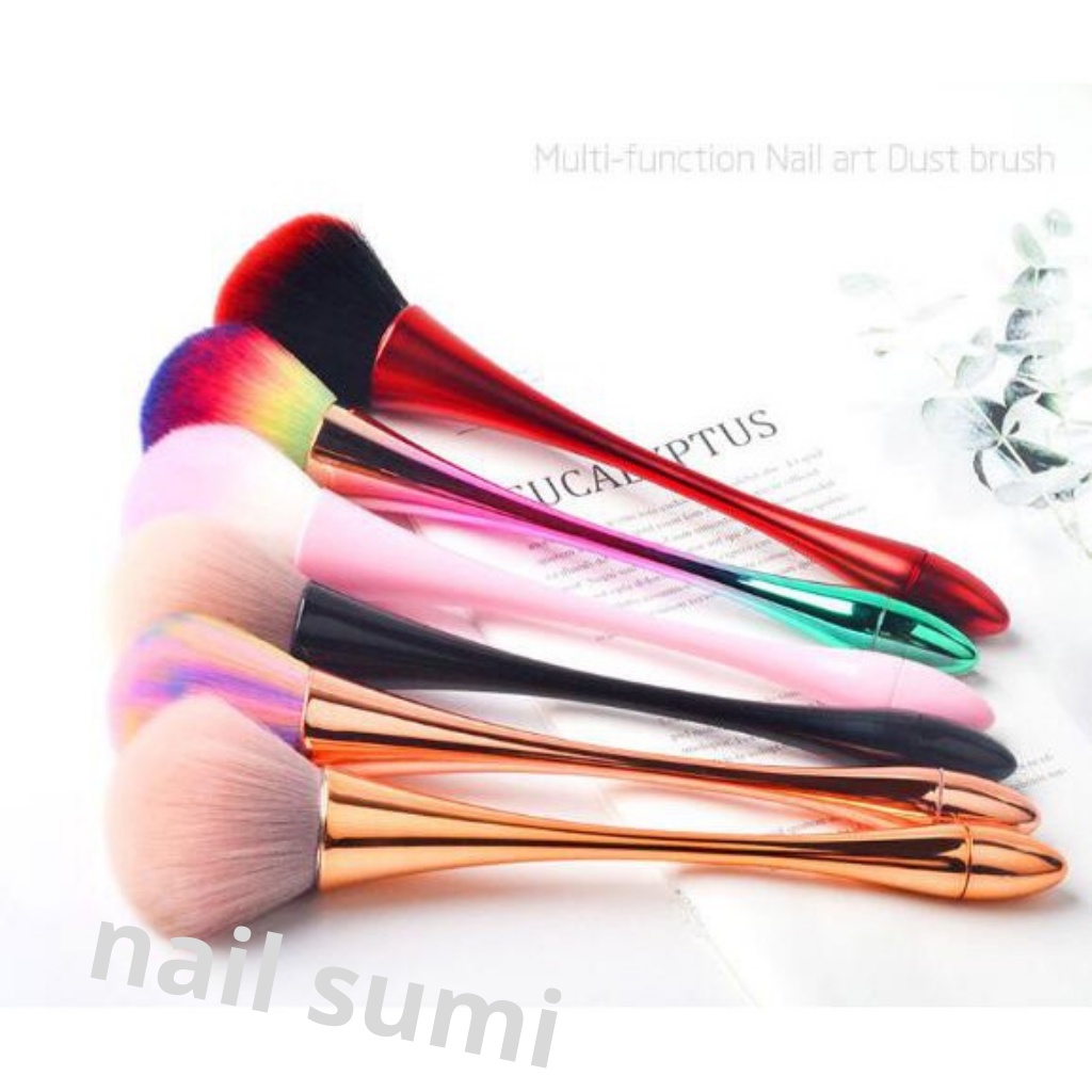 Chổi phủi bụi nail đẹp - Cán dài sang chảnh