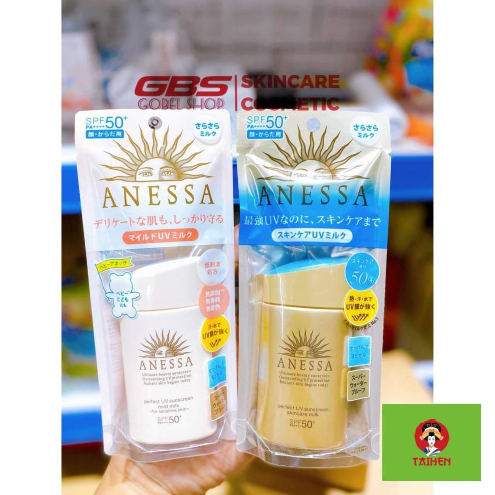 ( Mẫu Mới 2020 ) Kem Chống Nắng Anessa Perfect UV Sunscreen Skincare Milk SPF 50+/PA++++