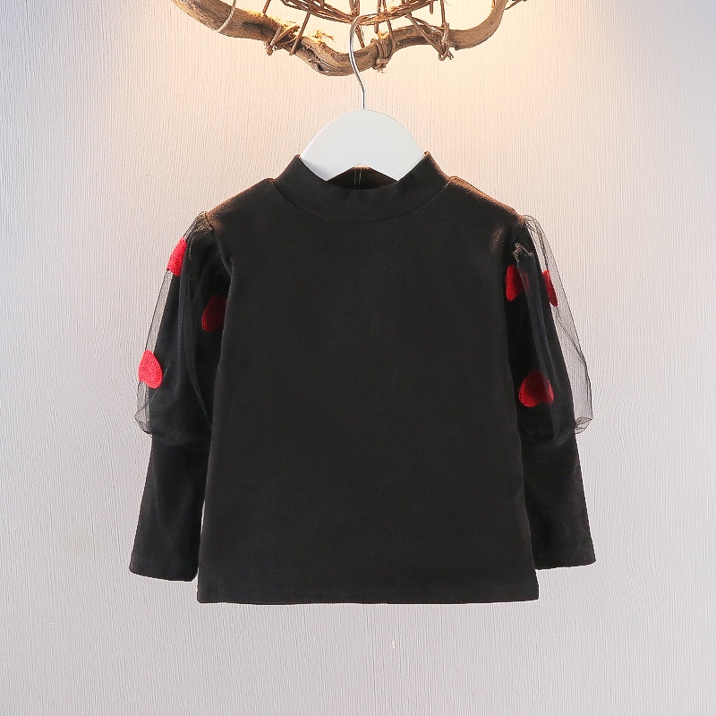 Bộ Đầm Dài Tay + Đầm Thời Trang Hàn Quốc Dành Cho Bé Gái 0-4 Tuổi