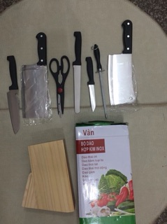 Bộ dao inox 7 món 