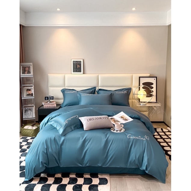 Chăn ga gối Lụa Sateen 100s