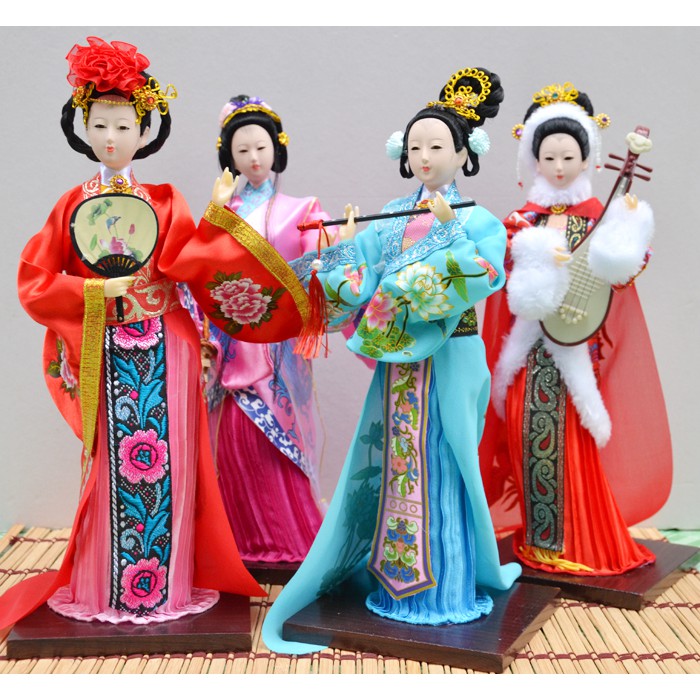 【 Jksd 】 Búp bê Bắc Ki mặc đồ vàng đẹp mắt