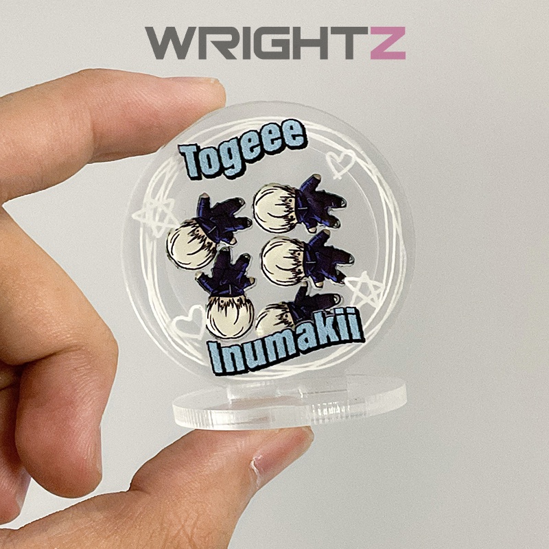 Mô hình đứng Standee Jujutsu Kaisen cầu tuyết anime Wrightz cao 5 cm trang trí góc học tập bàn làm việc