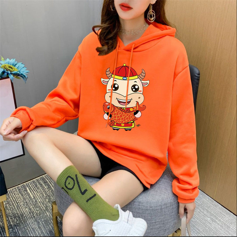 NRVP Áo Nỉ Cho Nữ Dài Tay Có Mũ Thời Trang Hàn 2020