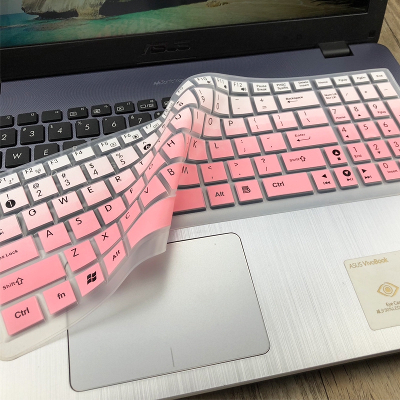 Miếng Dán Bàn Phím Silicon Mềm Siêu Mỏng Cho Laptop 15.6inch Asus A52Jc K53S P53S X53S | WebRaoVat - webraovat.net.vn