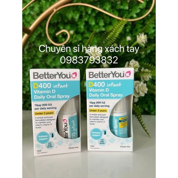 vitamin D400 Dlux Better You