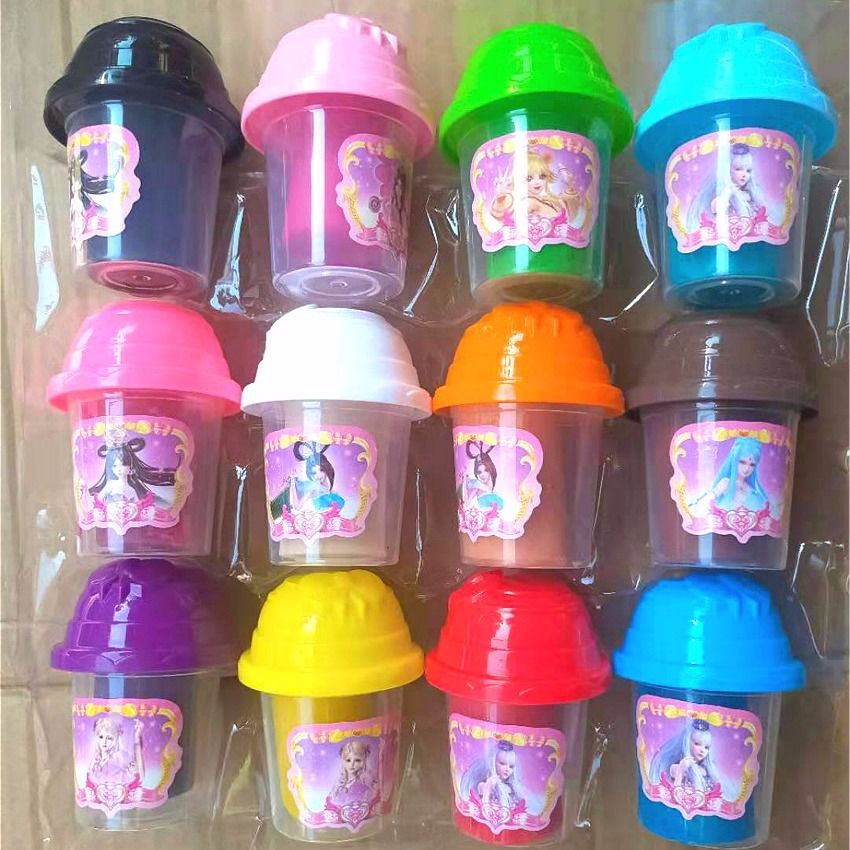 ▪✉Ye Luoli Magic 3D Color Bùn Công cụ không độc hại Mô hình Nhà chơi Bộ đồ sản xuất mì Máy làm rau cho bé gái